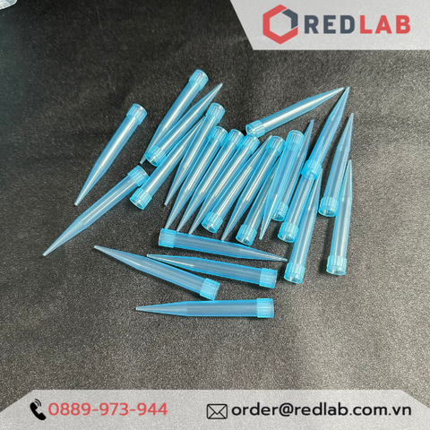 [Gói 500 cái] Microtips (đầu típ - côn) FL Medical - Ý xanh 1000ul (28053) thông dụng universal, có VAT