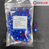 Lọ đựng mẫu sắc ký vial 2ml 8-425 MEMBRANE SOLUTIONS trắng / nâu, Nắp vặn đen có lỗ / septa xẻ rãnh / nắp kín, có VAT