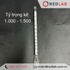 Tỷ trọng kế 1.000-1.500 : 0.005 g/ml Tp.20°C hãng Alla, Hydrometer code 3050FG100/20-qp, có VAT