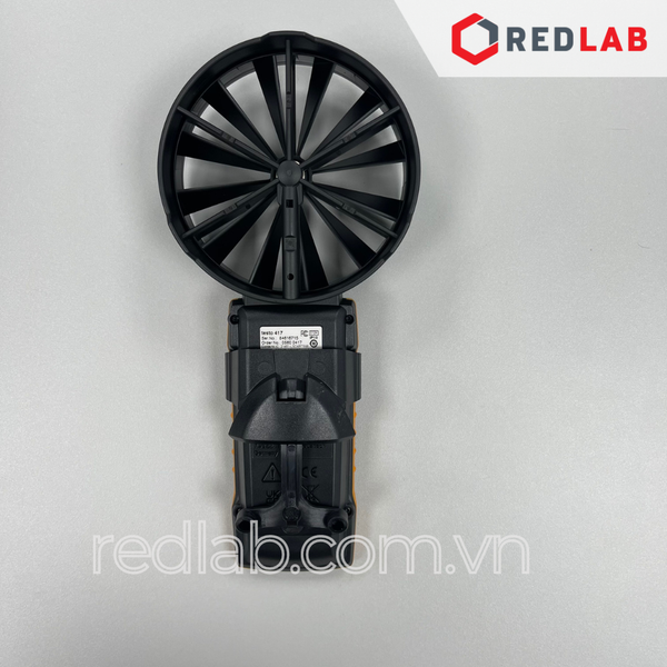 Máy đo vận tốc gió dạng cánh quạt 100 mm kết nối App TESTO 417 (0563 0417) dải đo 0,3 đến 20 m/s, chính hãng, có VAT