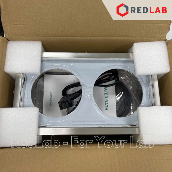 Bếp cách thủy (bể điều nhiệt) ONELAB 2 chỗ 6 lít ONE-WB100-2F, room temp - 99.9°C / 600W, 300x150x140mm, có VAT