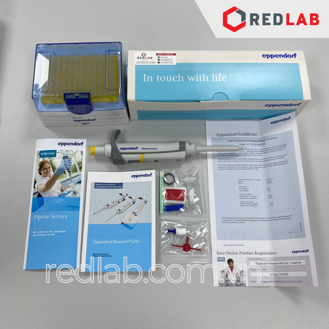 Micropipette đơn kênh Research Plus EPPENDORF Đức, hấp tiệt trùng 121°C, 20 phút toàn bộ, có VAT - redlab