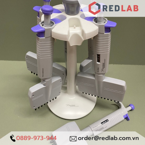 Micropipet đa kênh (8 kênh) hấp tiệt trùng PHOENIX Instrument 0.5-10µl, 5-50µl, 50-300µl, có VAT