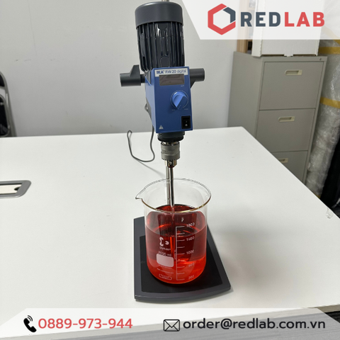 Máy khuấy đũa IKA RW 20 Digital package trọn bộ cánh khuấy R1342, Chân đế R1826, kẹp bọ R182