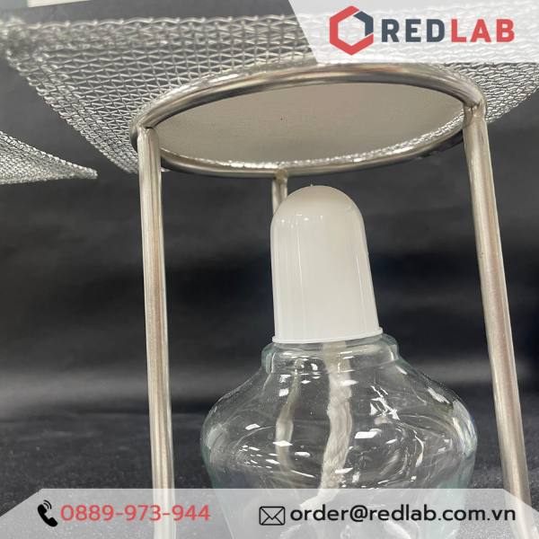 Lưới nung Amiang ONELAB vuông 12.5 15 18 20 cm, tản nhiệt Ø 9 10 12 18 cm, dùng tỏa nhiệt khi đun mẫu thí nghiệm, có VAT