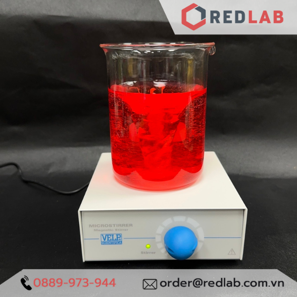 Máy khuấy từ không gia nhiệt MICROSTIRRER (F203A0161) hãng VELP - Ý, max 1100 vòng/phút 5 lít (H2O), có VAT