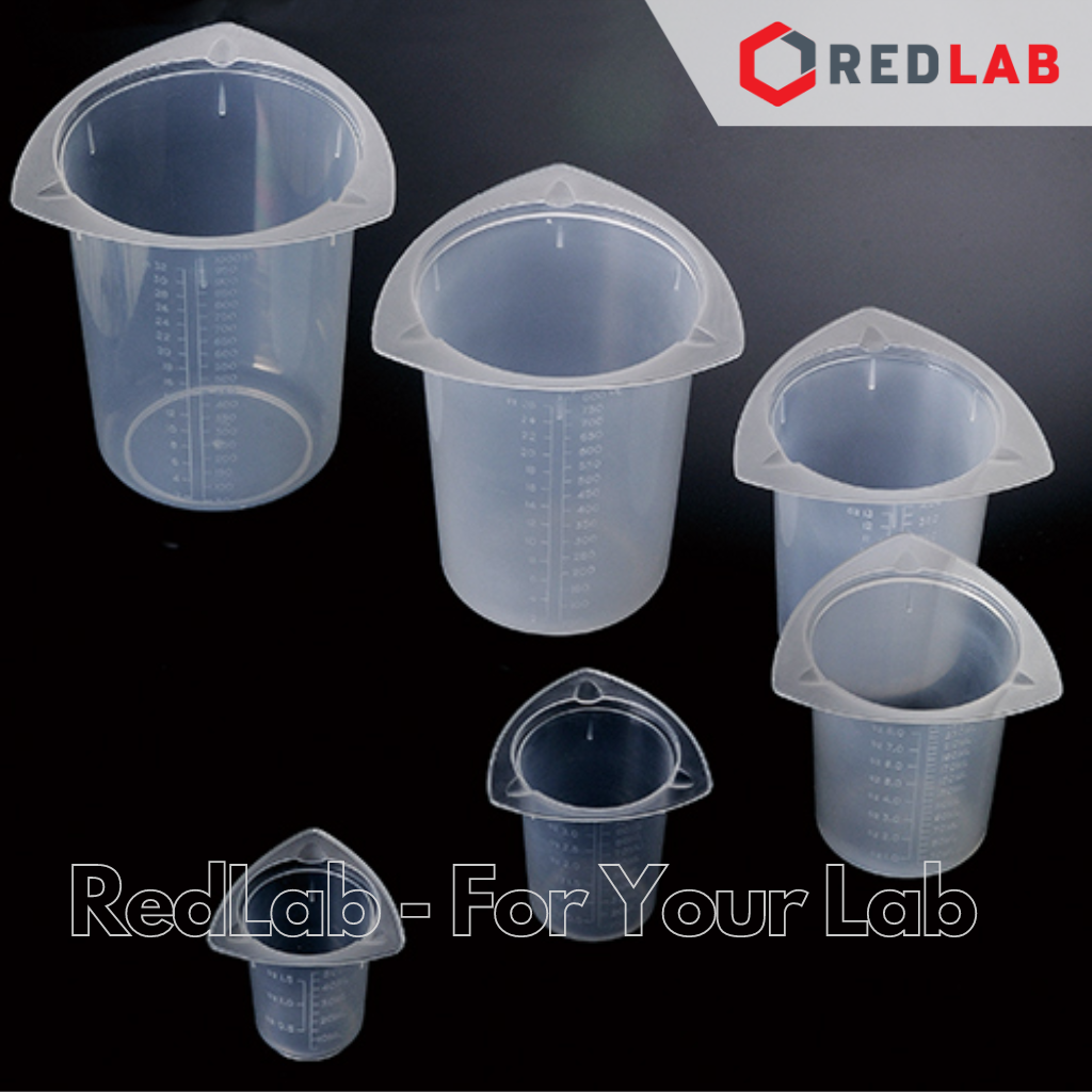 Cốc nhựa PP 3 miệng rót BIOLOGIX 50 100 250 400 800 1000 ml, triangle beaker, có VAT