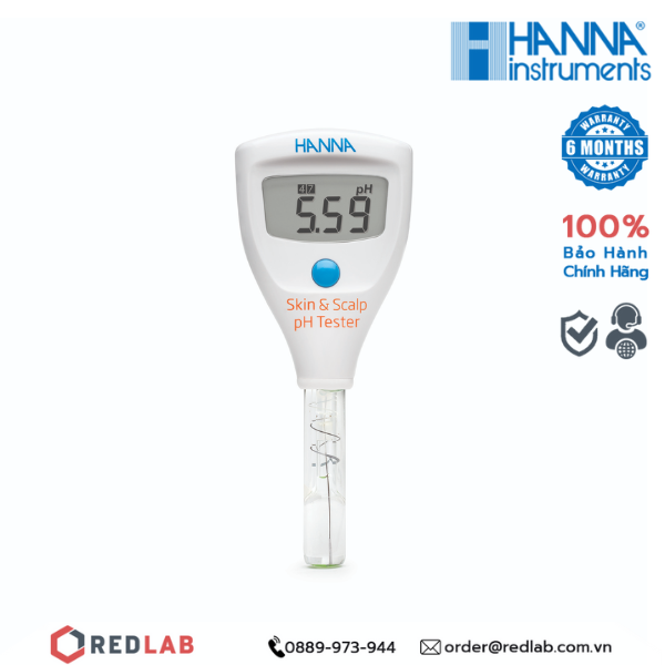 Bút đo pH trên bề mặt da người và da đầu Hanna HI981037