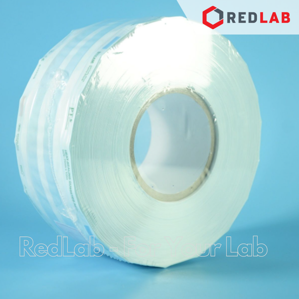 Túi hấp autoclave dạng phồng PT Medical cuộn 100m x 7.5 10 15 20 25 30 35 cm, dùng hấp dụng cụ thí nghiệm, có VAT