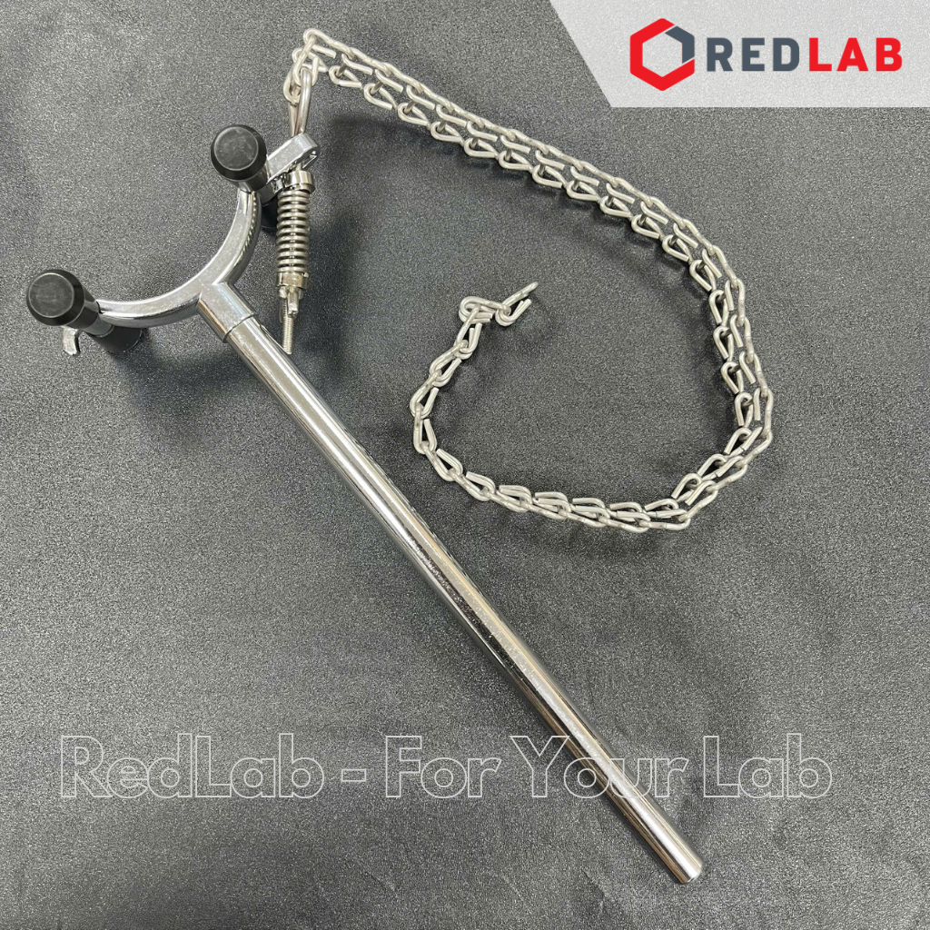 Kẹp giữ cốc Chain Clip ONELAB khẩu độ 40-145mm, giá giữ beaker thí nghiệm dạng dây xích điều chỉnh nhiều kích cỡ, có VAT