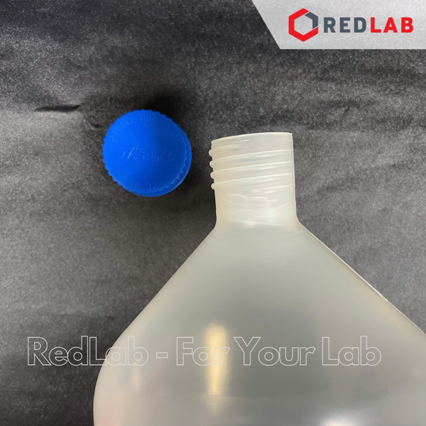 Chai nhựa PP trắng miệng hẹp WISD 100 250 500 1000 2000 ml - nắp vặn xanh GL32 GL 45, chịu nhiệt, vạch nổi, có VAT