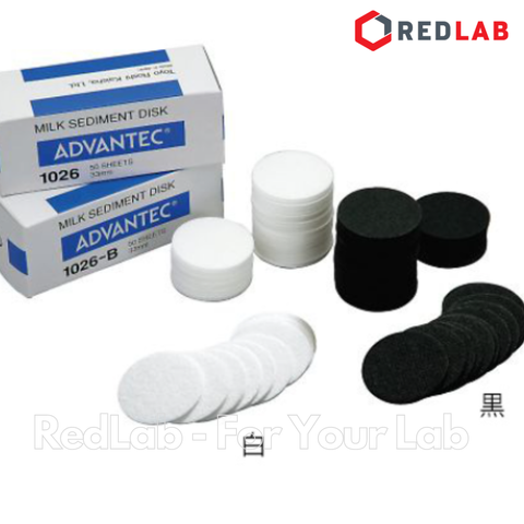 Giấy lọc cặn sữa Ø 33mm ADVANTEC 1026 Milk sediment disk (hộp 50 tờ) có VAT