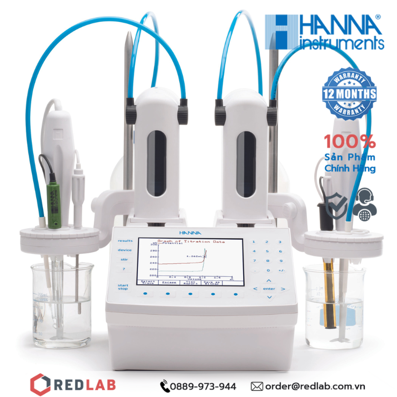 Máy chuẩn độ điện thế Hanna HI932-02 / Máy Chuẩn Độ Điện Thế Tự Động Hanna HI932-02