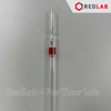 Pipet thẳng vạch nâu 5 ml, Class AS type 2, dung tích trên đỉnh DURAN Đức 233472308, ống hút thủy tinh thí nghiệm, có VAT