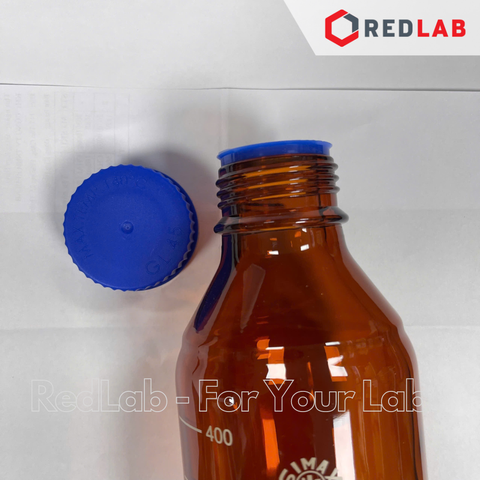 Chai trung tính Nâu SIMAX Class A 50 100 150 250 500 ml, 1 2 5 10 L nắp vặn PP xanh GL 32 45, có VAT