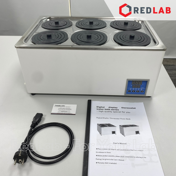 Bếp cách thủy (bể điều nhiệt) ONELAB 2 hàng 4 / 6 / 8 chỗ 12L 18L 24L, room temp - 99.9°C, có VAT