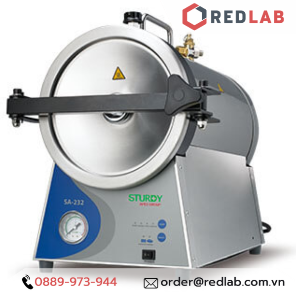 Nồi Hấp Tiệt Trùng Nằm Ngang 16Lít SA-232 STURDY, giá tốt, có VAT
