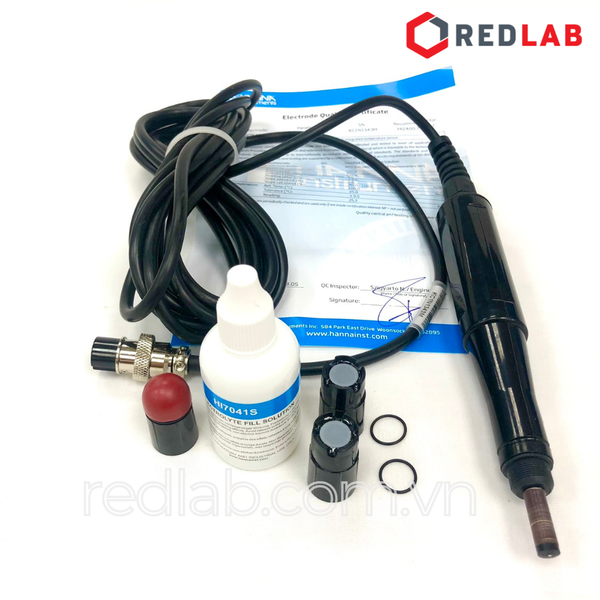 Điện Cực Oxy Hòa Tan (DO) Polarographic Cho Máy HI9142, Cáp 4m Hanna HI76407/4, giá tốt, có VAT