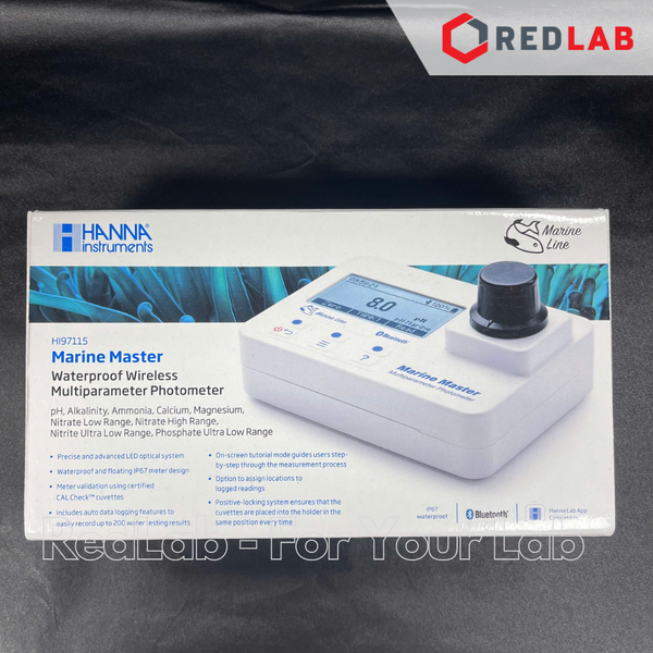 Máy Đo Đa Chỉ Tiêu Dùng Cho Thủy Sản Nước Mặn Có Kết Nối Bluetooth Hanna HI97115, giá tốt, có VAT