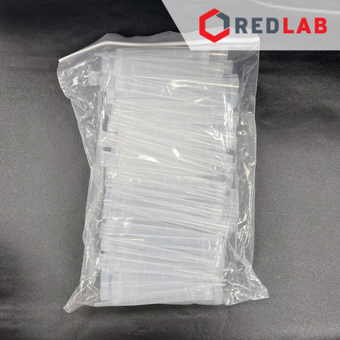 [Gói 100 cái] Microtips (đầu típ - côn) trắng 5.000ul = 5ml Biologix 20-5000ES, dạng Eppendorf, có VAT - redlab