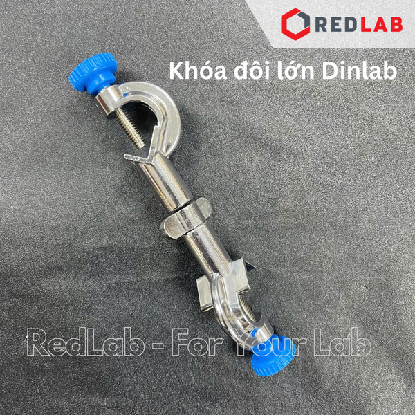 Giá đỡ, khóa đôi, kẹp 3 càng, kẹp cổ bình cầu, sinh hàn, kẹp buret đơn / đôi dùng cho các thí nghiệm hoá học, có VAT