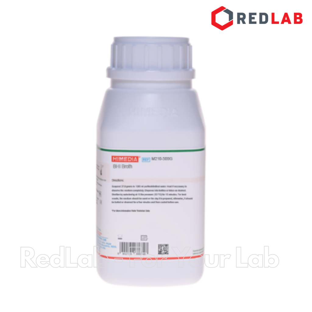 Môi trường vi sinh BHI Broth (Brain Heart Infusion Broth) HIMEDIA Ấn Độ M210-500G, chai 500g, có VAT
