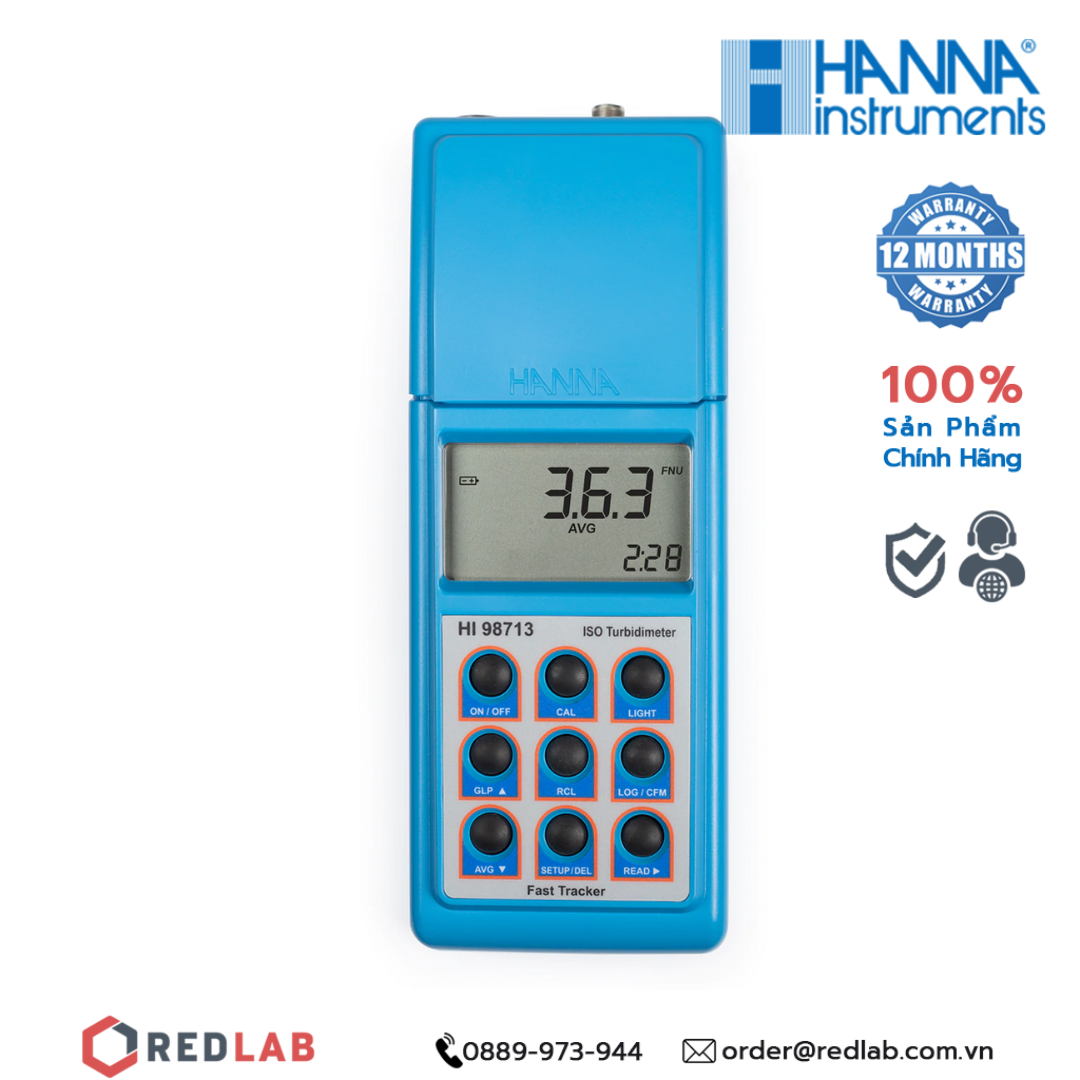 Máy đo độ đục tiêu chuẩn ISO Hanna HI98713 