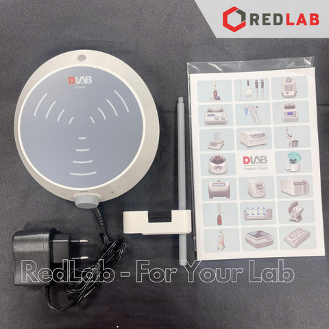 Máy khuấy từ không gia nhiệt DLAB EcoStir (8010194000) tấm tròn Ø 120mm, max 2000 rpm, 1.5 lít H2O, có VAT