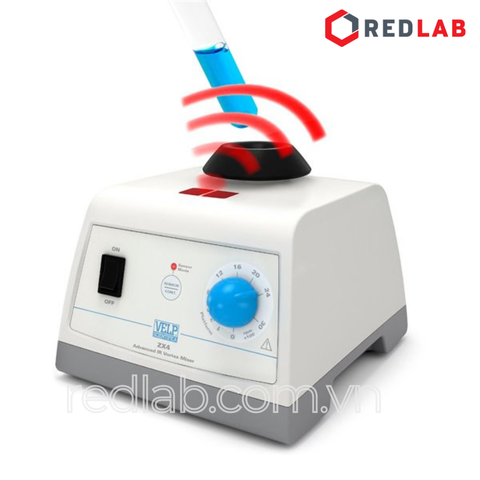 Máy lắc Vortex ZX4 (F202A0280) hãng VELP - Ý, cài đặt Analog, cảm ứng Hồng ngoại / liên tục, max 3000 vòng/phút, có VAT - redlab