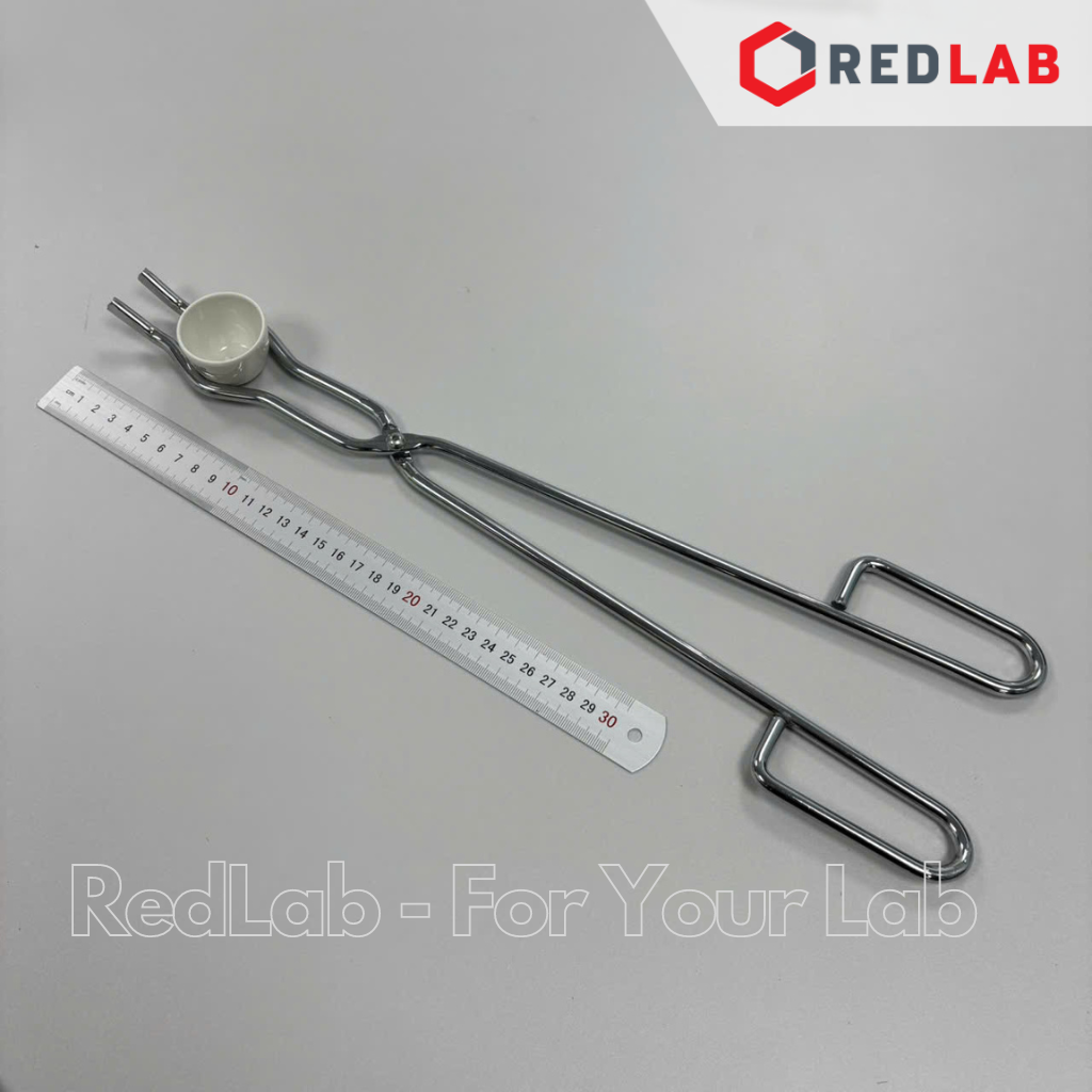 Kẹp chén nung bằng sắt mạ kẽm ONELAB dài 20 25 30 35 40 45 50 60 cm, kẹp gấp chén sứ, niken thí nghiệm nhiều cỡ, có VAT