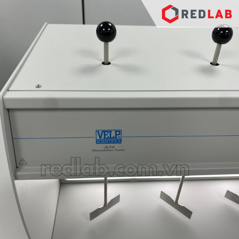 Máy khuấy 4 vị trí Jartest JLT 4 hãng VELP Ý, dùng kiểm tra hàm lượng phèn trong nước - Redlab