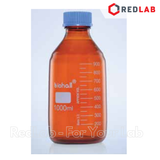 Chai trung tính nâu BIOHALL  25ml đến 20L - nắp vặn PP xanh GL25 GL32 GL45, thuỷ tinh boro 3.3 vạch trắng, có VAT