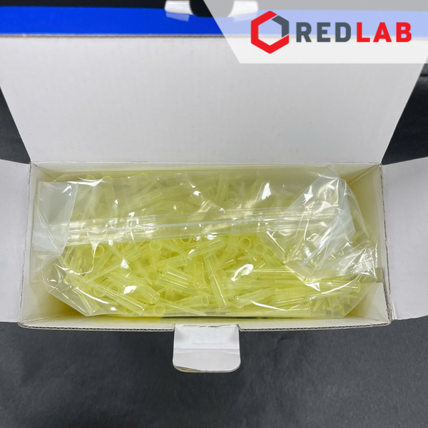 [Gói 1000 cái] Microtips (đầu típ - côn) vàng 200ul Biologix 20-0200, không RNase & Dnase, endotoxin, có VAT
