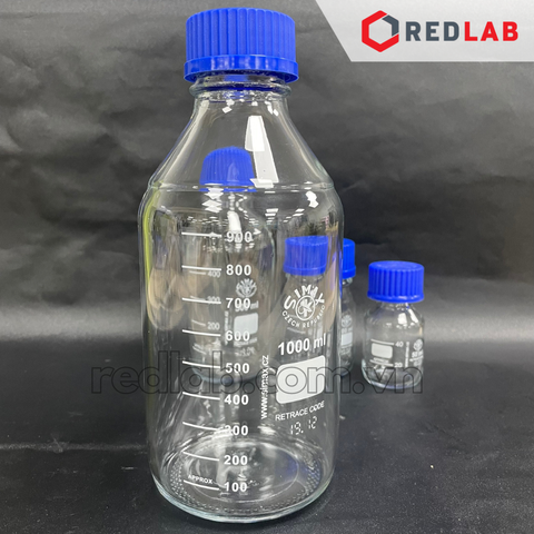 Chai trung tính trắng Simax - Redlab