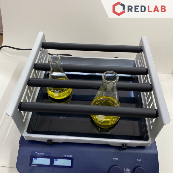 Máy Lắc Ngang  7.5kg Phoenix Instrument RS-LS20, 100-350rpm, biên độ 10mm, màn hình LCD, BH 12T, có VAT