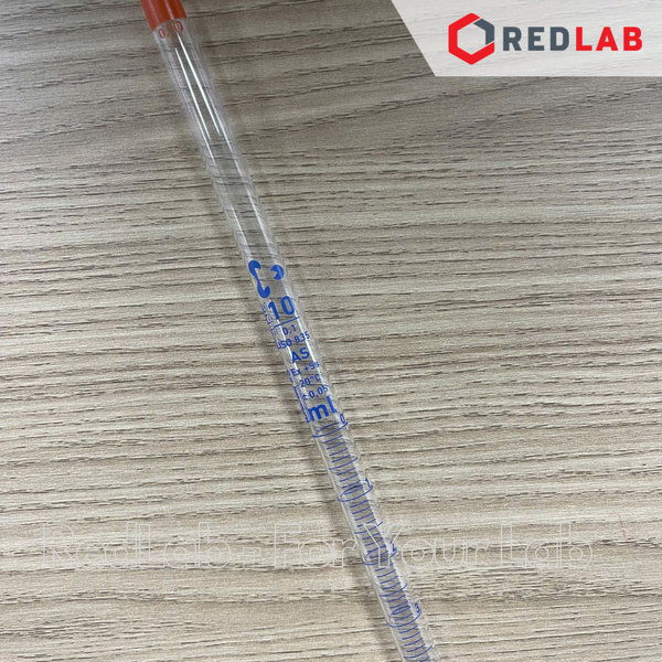 Pipet thẳng vạch xanh DURAN Class AS 0.5 1 2 5 10 20 25 50 ml, ống hút thủy tinh kẻ vạch thí nghiệm, có VAT