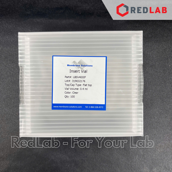 Ống insert sắc ký MEMBRANE SOLUTIONS 250 300 400 ul đáy bằng / đáy nhọn / có lò xo định tâm, cho vial 2ml 9-425, có VAT