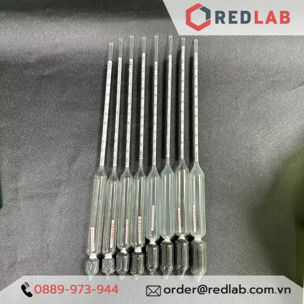 Tỷ trọng kế thủy tinh ONELAB 0.6 0.7 0.8 0.9 1.0 1.1 1.2 1.3 1.4 1.5 1.6 1.7 1.8 1.9 2.0 glass hydrometer, có VAT