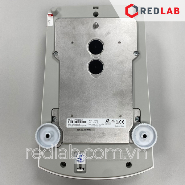 Cân kỹ thuật điện tử 2 số lẻ hiện số 4200g / 0.01g OHAUS PR4202/E chuẩn ngoại, màn hình LCD, có VAT