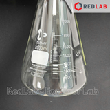 Bình tam giác cổ hẹp DURAN Class A 50 100 150 200 250 300 500 800 ml, 1 2 3.5 5 L, Narrow neck Erlenmeyer, có VAT