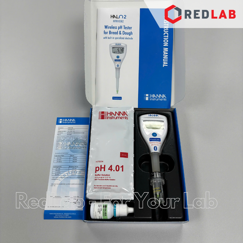 Bút đo pH và Nhiệt độ HALO2 Bluetooth trong bột nhão làm bánh mì Hanna HI9810382, giá tốt, có VAT