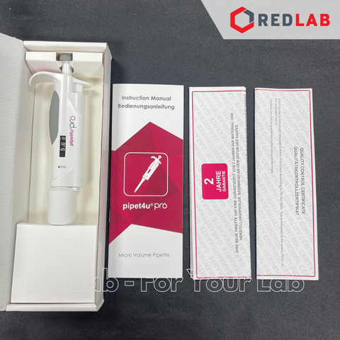 Micropipet đơn kênh AHN Đức Pipet4u pro 0.1-2.5 0.5-10 2-20 5-50 10-100 20-200 100-1000 ul 0.5-5 2-10 ml, có VAT