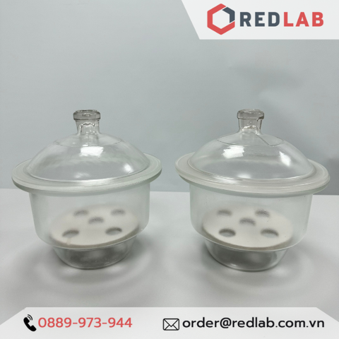 Bình hút ẩm trắng không vòi ONELAB - Redlab