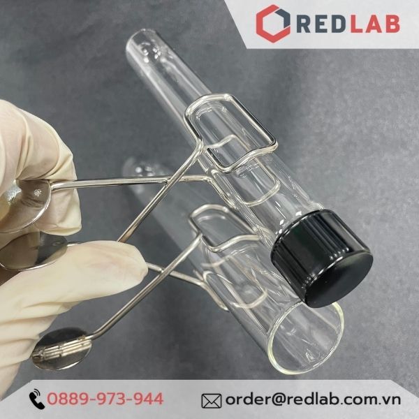 Kẹp ống nghiệm inox ONELAB 16cm khẩu độ lớn, dùng cho mọi cỡ ống nghiệm, có VAT