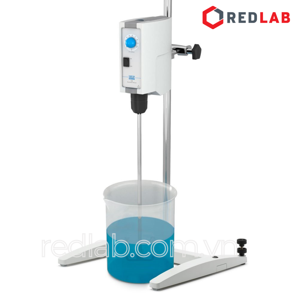 Máy khuấy cơ (khuấy cần, khuấy đũa) LS gồm phụ kiện (SA201A0151) hãng VELP – Ý, max 2000 vòng/phút 25 lít (H2O), có VAT