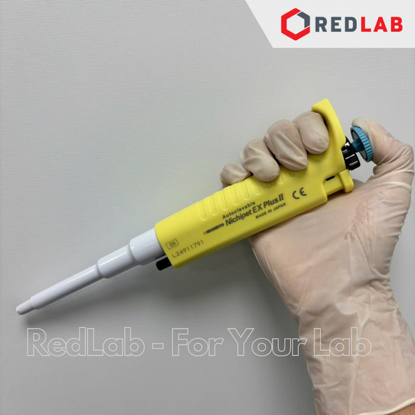 Micropipet EX Plus II NICHIRYO chống dung môi ăn mòn, hấp tiệt trùng nguyên cây, chịu tia UV, có khoá lock, có VAT