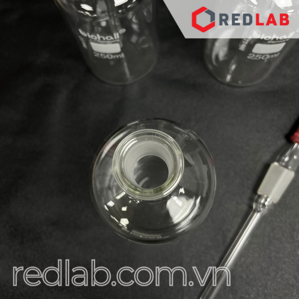 Chai nhỏ giọt trắng BIOHALL 30 60 125 250 ml, thuỷ tinh boro 3.3, quả bóp cao su hồng, có VAT