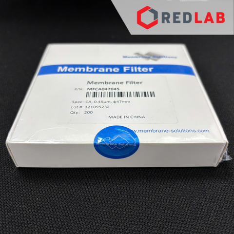 [Hộp 200 tờ] Màng lọc vi sinh Cellulose Acetate (CA) 47mm, lỗ lọc 0.45µm Membrane Solutions MFCA047045, có VAT - redlab