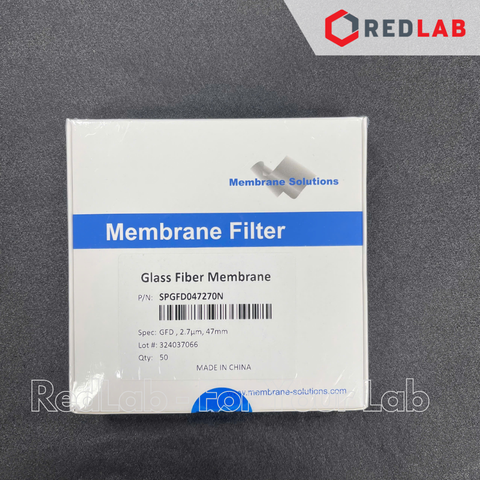 Màng lọc sợi thủy tinh 47mm MEMBRANE SOLUTIONS lỗ lọc GFD 2.7um, glass fiber membrane (hộp 50 tờ) có VAT