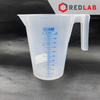 Ca nhựa PP có quai nửa vạch sơn xanh ISOLAB 100 250 500 1000 2000 ml, cốc đong hóa chất chịu nhiệt, có VAT